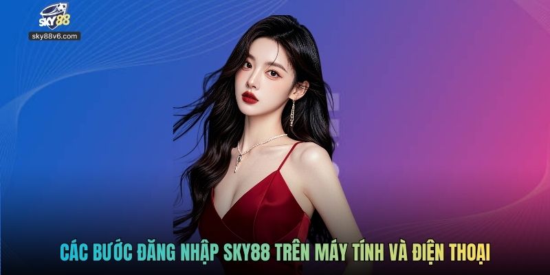 Các bước đăng nhập Sky88 trên máy tính và điện thoại