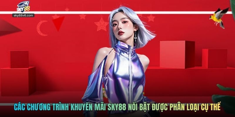 Các chương trình khuyến mãi Sky88 nổi bật được phân loại cụ thể
