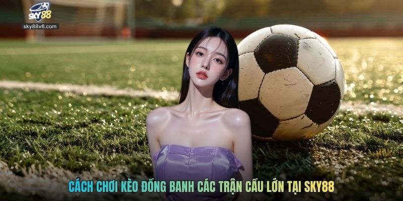 Cách chơi kèo đồng banh các trận cầu lớn tại Sky88
